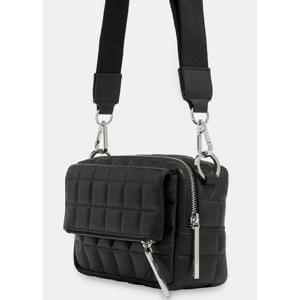 Whistles Black Quilted Bibi Crossbody Bag